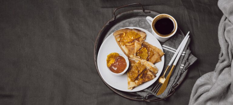 high-angle-breakfast-crepes-with-jam-copy-space